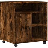  Stalak za pisač s kotačima boja hrasta 60 x 50 x 67 cm | Eponuda.ba
