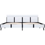  Okvir za krevet od umjetne kože LED bijeli 180 x 200 cm | shoptok.hr