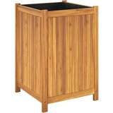  Vrtna sadilica s oblogom 50x50x75 cm od masivnog drva bagrema | shoptok.hr