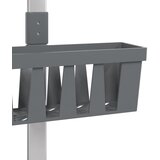  Polica za vješanje za tuš 30 x 15 x (67 - 105) cm aluminijska | shoptok.hr