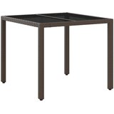 Vanjski set za objedovanje 3 pcs Smeđa i krem bijela | shoptok.hr