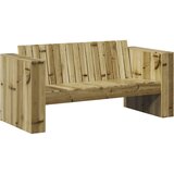  Vrtni kauč Zelena 134 x 60 x 62 cm Čvrsto borovo drvo | Eponuda.com