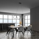  LED luster na lanku PETRA LED/48W/230V 4000K crna | Eponuda.com