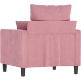  Fotelja ružičasta 60 cm baršunasta | shoptok.hr