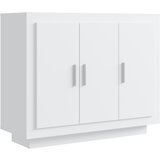 Maison Chic Komoda - Predalnik bela 92x35x75 cm konstruiran les, (21716372) Cene
