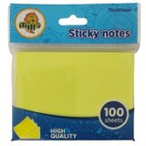  SAMOLEPLJIVI STIKER 100/1 MILLA NEON ZUTI 76*101mm | ePonuda.com