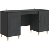  Stol s policom Crna 142,5 x 50 x 75 cm Konstruirano drvo | shoptok.hr