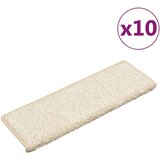  Otirači za stepenice 10 kom 65x21x4 cm bijeli | shoptok.hr