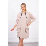 Kesi Beige dress with hood Cene