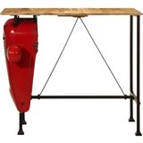  Barski stol u obliku traktora crveno-smeđi 55x120x107 cm drveni | shoptok.hr
