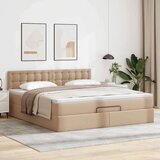  Otomanski krevet s madracima i LED 140x190cm umjetna koža | shoptok.hr