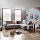Premium Living sedežna garnitura barletta, siva, ležišče, predal | Shoptok.si