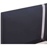  Posteljni okvir črno umetno usnje 140x200 cm | Shoptok.si