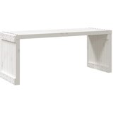  Vrtna klupa produživa bijela 212,5x40,5x45 od masivne borovine | shoptok.hr