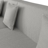 Bessagi Home Kotna Sedežna Garnitura Milo, Svetlo Siva | Shoptok.si