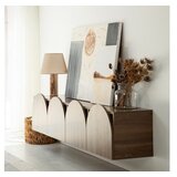 Hanah home tv polica mesta walnut | ePonuda.com