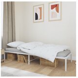  Metalni okvir za krevet bijeli 75x190 cm | shoptok.hr