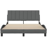 Okvir za krevet bez madraca Hanko tamnosivi 140 x 190 cm od tkanine | shoptok.hr