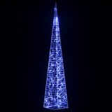  Akrilni ukrasni stožac s LED svjetlima plavi 90 cm | shoptok.hr