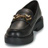 Love Moschino Mokasini NEW CITY LOVE Črna | Shoptok.si