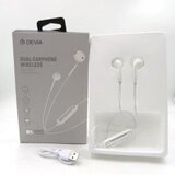 DEVIA Bluetooth slušalica Smart Series dual/ bela
