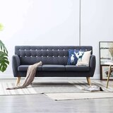 vidaXL Kavč trosed z oblogo iz blaga 172x70x82 cm temno sive barve | Shoptok.si