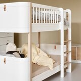Oliver Furniture® pograd mini+ low bunk bed 60x160 white/oak | Shoptok.si