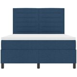  Krevet s opruga kutije s madracem Plava 140 x 190 cm tkanina | shoptok.hr