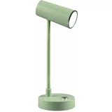 Tri O Svijetlo zelena LED stolna lampa s mogućnosti zatamnjivanja (visina 28 cm) Lenny –
