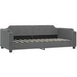  Dnevni krevet na razvlačenje tamnosivi 90 x 190 cm od tkanine | shoptok.hr