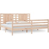  Posteljni okvir iz trdne borovine 200x200 cm, (21073571) | Shoptok.si