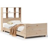 vidaXL Posteljni okvir brez vzmetnice 90x190 cm trdna borovina, (21607672) | Shoptok.si