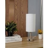  Brilagi - Stona lampa sa USB priključkom TABLON 1xE27/25W/230V bež/bela | Eponuda.com