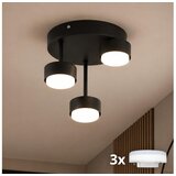 Brilagi LED RGB prigušiva plafonski luster MONO 3xGX53/14W/230V Wi-Fi Tuya crna Cene