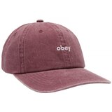 Obey Kape s šiltom Pigment lowercase 6 panel stra Bordo Cene