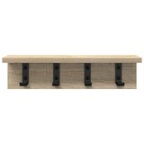  Vješalica za kapute na zidu Sonoma hrast 40 x 10,5 x 10,5 cm | shoptok.hr