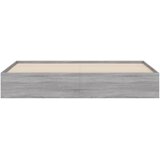  Okvir za krevet s ladicama boja hrasta 180x200 cm Siva 180 x 200 cm | shoptok.hr