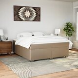 Krevet box spring s madracem cappuccino 180x200 cm umjetna koža | shoptok.hr