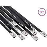  Veza za kabel 12 kom. 4,6 x 450 mm Crna | shoptok.hr