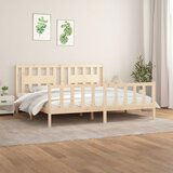 vidaXL Okvir za krevet s uzglavljem masivna borovina 200 x 200 cm Cijene
