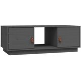  Stolić za kavu sivi 100 x 50 x 35 cm od masivne borovine | Eponuda.com