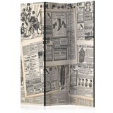  Paravan u 3 dijela - Vintage Newspapers [Room Dividers] 135x172 | shoptok.hr