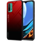 Cadorabo Ohišje, združljiv z Xiaomi v rdeči barvi - črni - dvobarvni zaščitni pokrov iz silikona TPU in hrbta iz kaljenega stekla, (20589761) | Shoptok.si