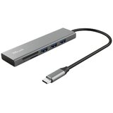 Trust PC ADAPTER USB-C/3x USB-A I ČITAČ KARTICA,HALYX, (8713439241914) | shoptok.hr