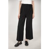 Legendww crne pamucne pantalone sa vezivanjem u struku | ePonuda.com