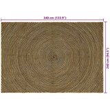  Tepih Prirodna i crna 240 x 340 cm Juta | shoptok.hr