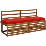  Jastučići za klupe SOEST 2 kom. 100% poliester Crvena | shoptok.hr