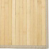  Tepih pravokutni svijetli prirodni 60 x 200 cm od bambusa | Shoptok.si