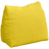  Jastuk za leđa Svijetlo žuta 45 x 20 x 35 cm tkanina | shoptok.hr