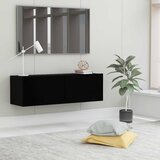 TV ormarić crni 100 x 30 x 30 cm od konstruiranog drva | Eponuda.ba